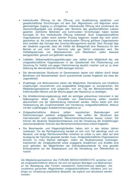 Memorandum Rassismus - Unesco