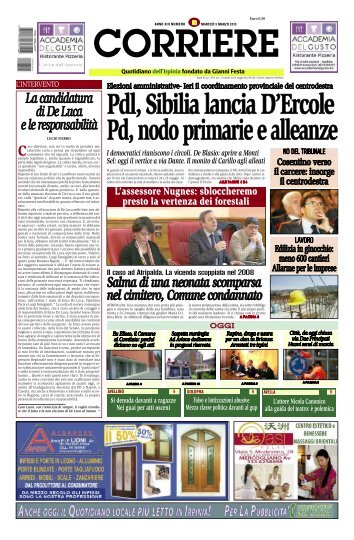 Edizione del 05/03/2013 - Corriere