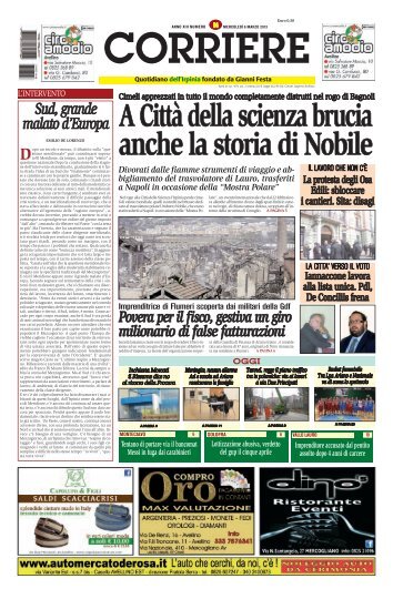 Edizione del 06/03/2013 - Corriere