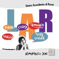 Scarica e consulta il nuovo ALMANACCO 2013 - Libera Accademia ...