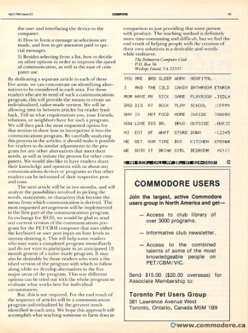 Section 2 - Commodore.ca