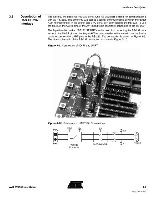 AVR STK500 User Guide - Atmel