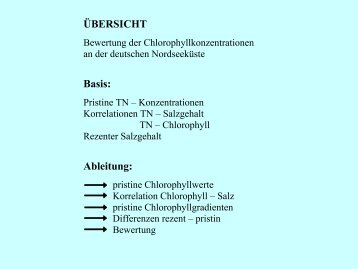 Bewertung der Chlorophyllkonzentration an der deutschen ...