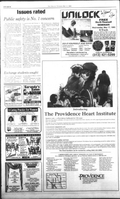 Canton Observer for May 11, 1995 - Canton Public Library