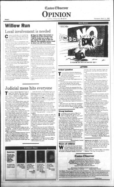 Canton Observer for May 11, 1995 - Canton Public Library