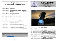 PEGASUS - Gruppo Astrofili Forlivesi