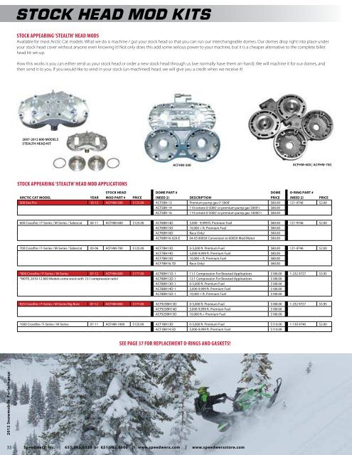 snowmobile - HANSON RACING ENGINES