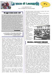 Giornalino del liceo di Canicattini n. 1 - liceo scientifico da vinci floridia