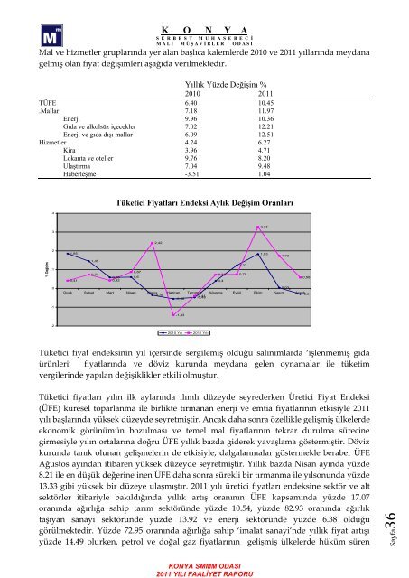 Faaliyet Raporu - Konya Serbest Muhasebeci Mali Müşavirler Odası