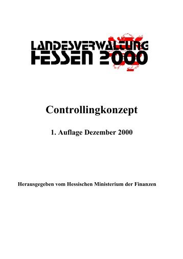 Controllingkonzept des HMdF