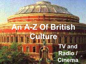 An A-Z Of British Culture