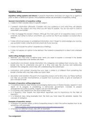 rationale for teaching the expository essay jane dewhurst expository essays writing i expository writing