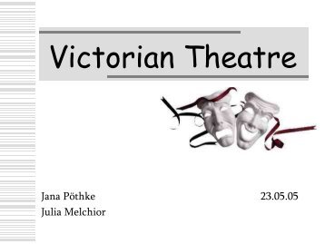 Victorian Theatre