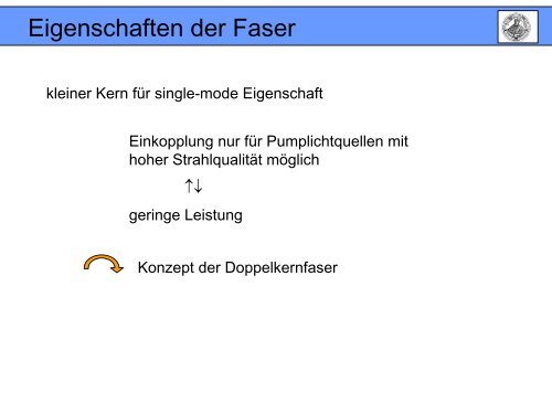 Faserlaser - Friedrich-Schiller-Universität Jena