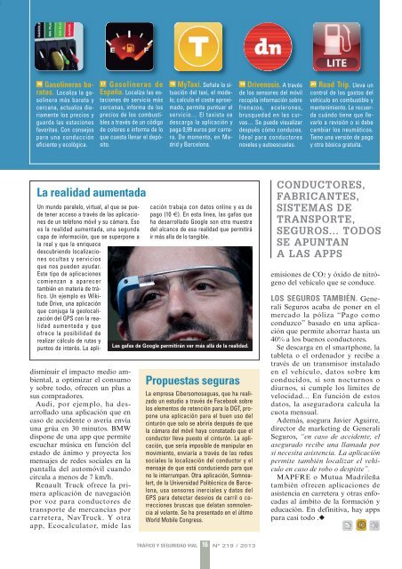 Revista en PDF - Dirección General de Tráfico