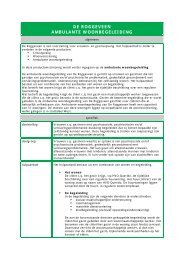DE ROGGEVEEN AMBULANTE WOONBEGELEIDING - HVO-Querido