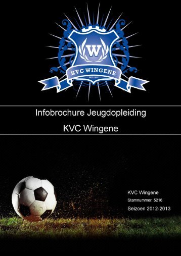 1 KVC Wingene Infobrochure 2012-2013