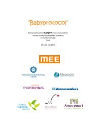 Babyprotocol - MEE Utrecht, Gooi & Vecht