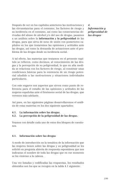 El consumo de alcohol y otras drogas entre las mujeres.