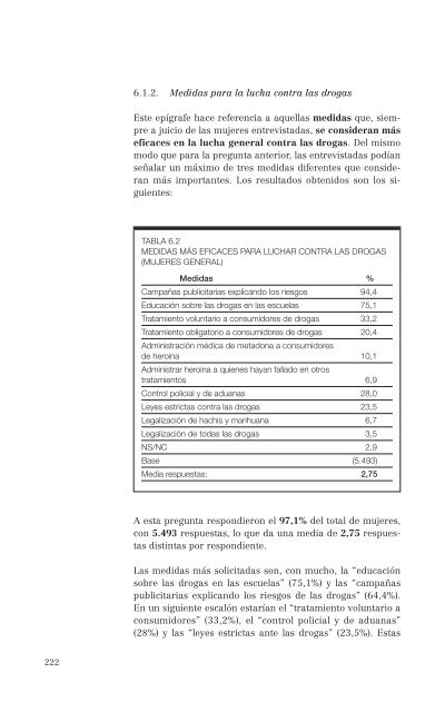 El consumo de alcohol y otras drogas entre las mujeres.