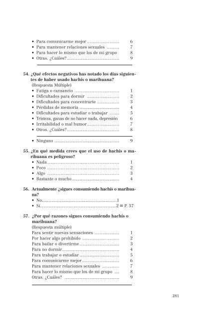 El consumo de alcohol y otras drogas entre las mujeres.