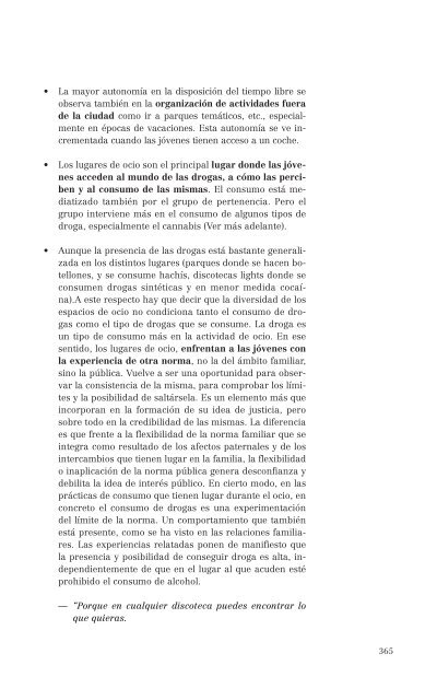 El consumo de alcohol y otras drogas entre las mujeres.