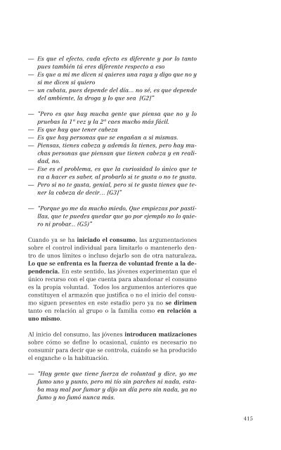 El consumo de alcohol y otras drogas entre las mujeres.