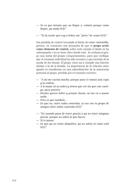 El consumo de alcohol y otras drogas entre las mujeres.