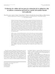 Evidencias de validez del test para la evaluación de la calidad de ...