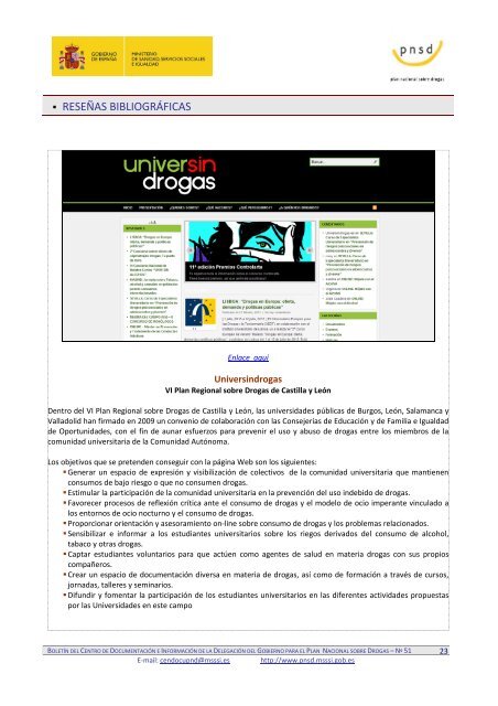 PRESENTACIÓN - Plan Nacional sobre drogas