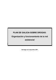 PLAN DE GALICIA SOBRE DROGAS: Organización y ... - Sergas