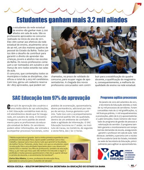 Timedaeducaçãoganhamais3,2milaliados - Secretaria da Educação ...