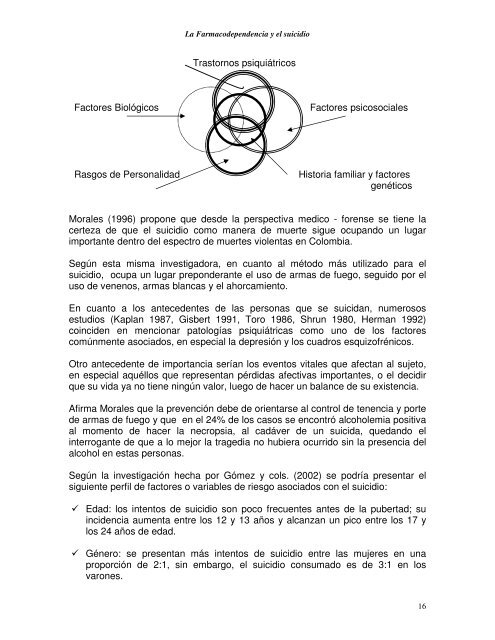 La Farmacodependencia y el Suicidio Por: Víctor Hugo Cano ...