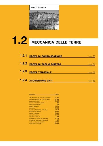 MECCANICA DELLE TERRE - Tecnotest