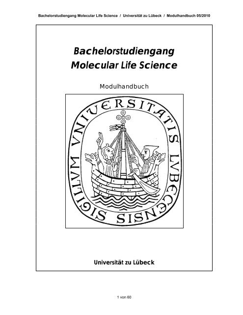 Bachelorstudiengang Molecular Life Science - Universität zu Lübeck