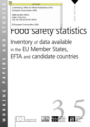 FOOD SAFETY STATISTICS - INVENTORY OF ... - Eurostat - Europa