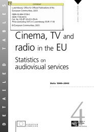 CINEMA, TV, AND RADIO IN THE EU ? STATISTICS ON ...