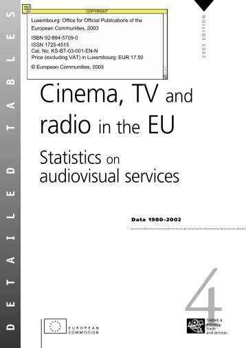 CINEMA, TV, AND RADIO IN THE EU ? STATISTICS ON ...