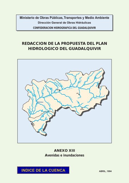 Avenidas e Inundaciones - Confederación Hidrográfica del ...