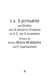 La Spiritualità .PDF - Adoratrici Perpetue del SS. Sacramento