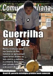 Numa revolução social nas favelas do Rio ... - Comunità Italiana