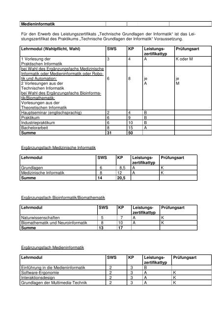 Studiengang Informatik - Universität zu Lübeck