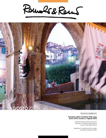 agosto - Contrada della Lupa