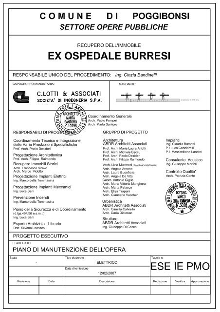 ESE_IE_PMO.dwg Model (1) - Comune di Poggibonsi