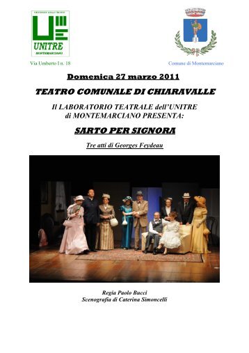 Teatro2Chiaravalle tris - Comune di Montemarciano