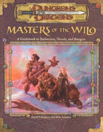 Masters of the Wild: A Guidebook to Barbarians ... - Property Is Theft!