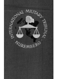 Trial of the Major War Criminals before International Military Tribunal ...