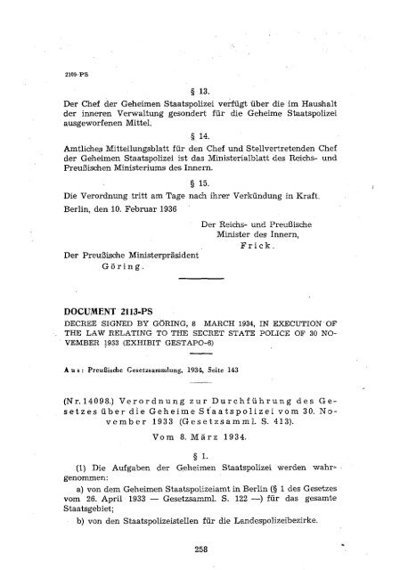 Trial of the Major War Criminals before International Military Tribunal ...