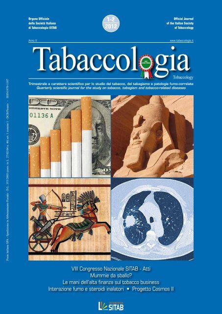 Scarica n. 1-2/2012 - Società Italiana di Tabaccologia