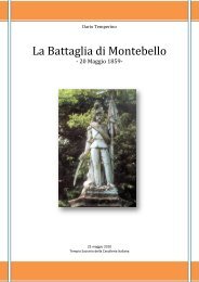 Dario Temperino - Montebello, chiave del Risorgimento italiano.